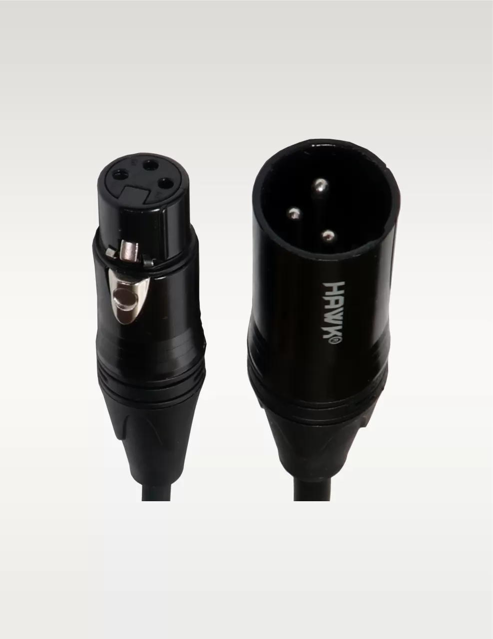 Hawk SXFG-016 Gold Series 5-meter balanced XLR male-to-female audio cable with cable tie