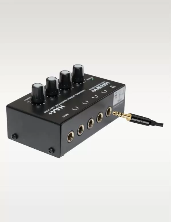 HAWK HA4+ 4-Channel Headphone Amplifier with Individual Volume Controls