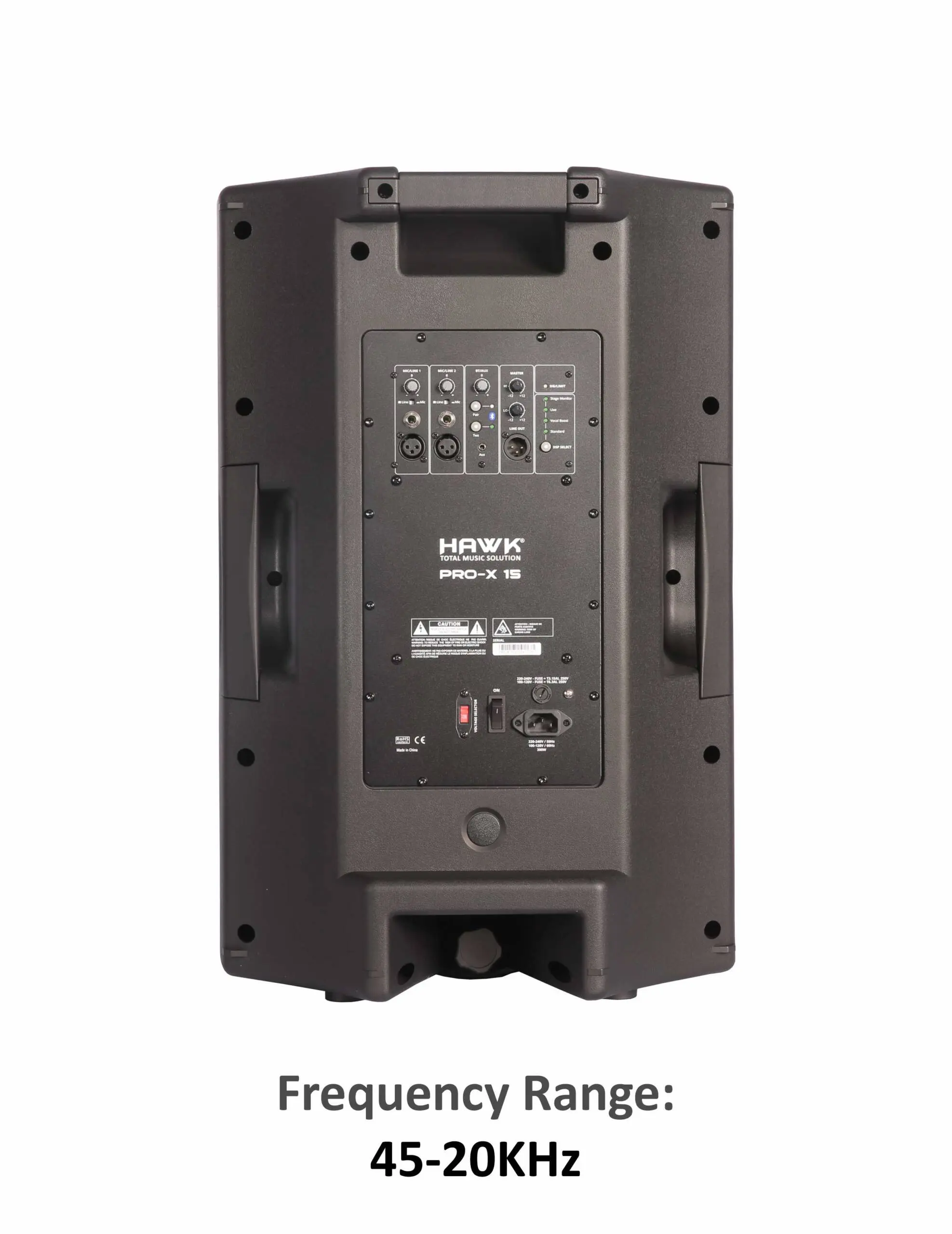 HAWK Pro X-15 15-Inch 300W Powered Loudspeaker with Bluetooth