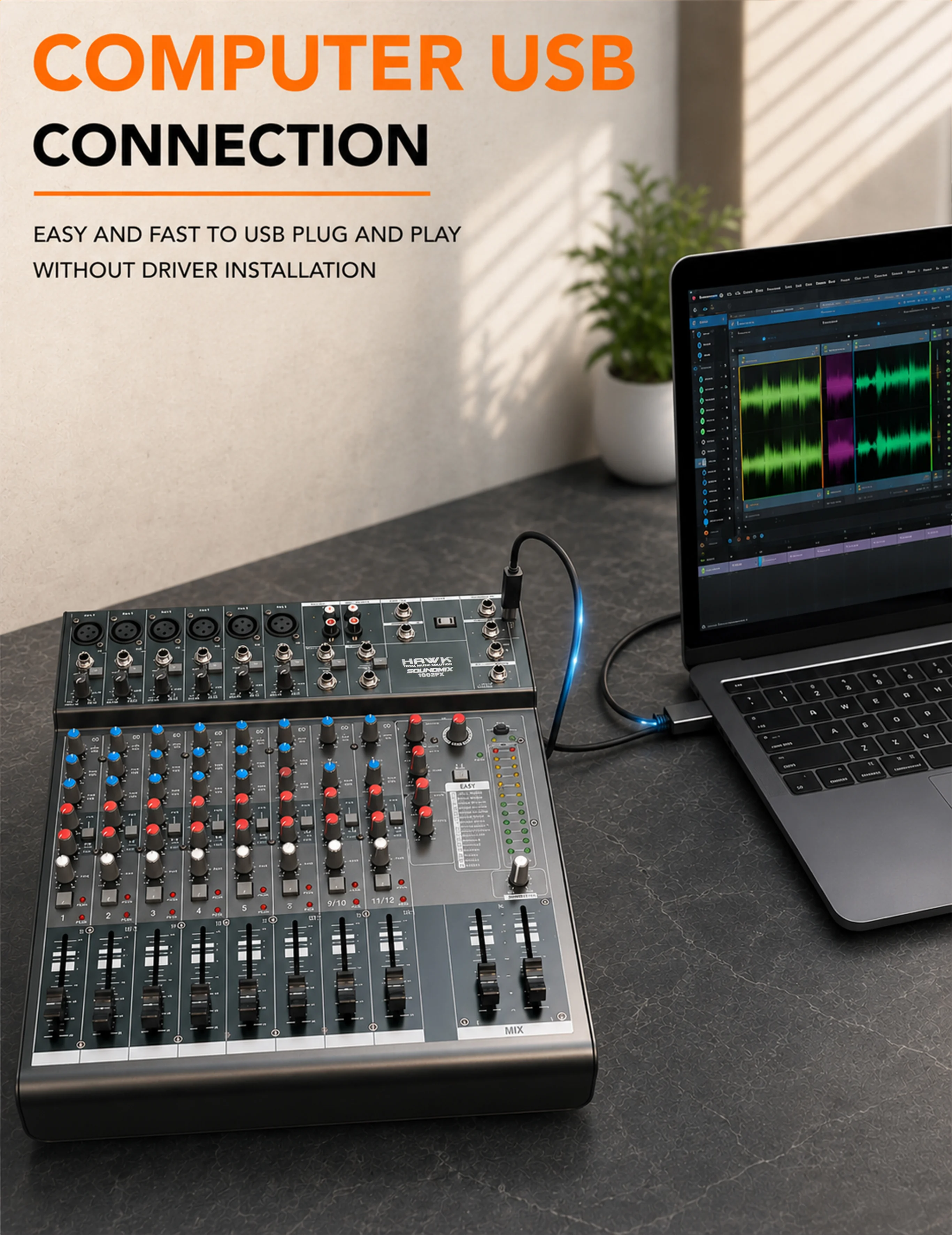 HAWK SOUNDMIX 1002FX