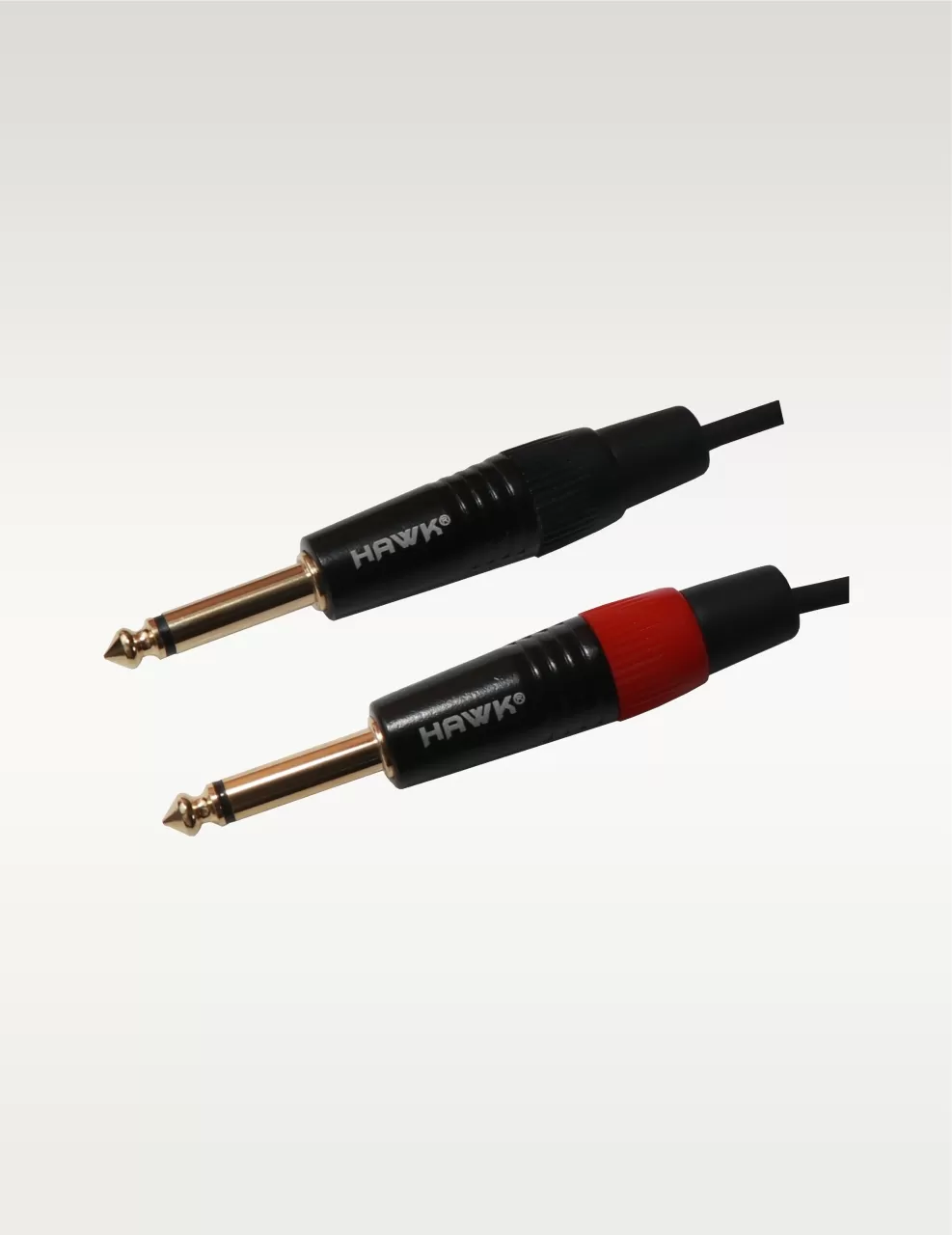Hawk TMPLU03 3.5 mm stereo male to dual 6.35 mm mono male Y audio cable, 3 meter