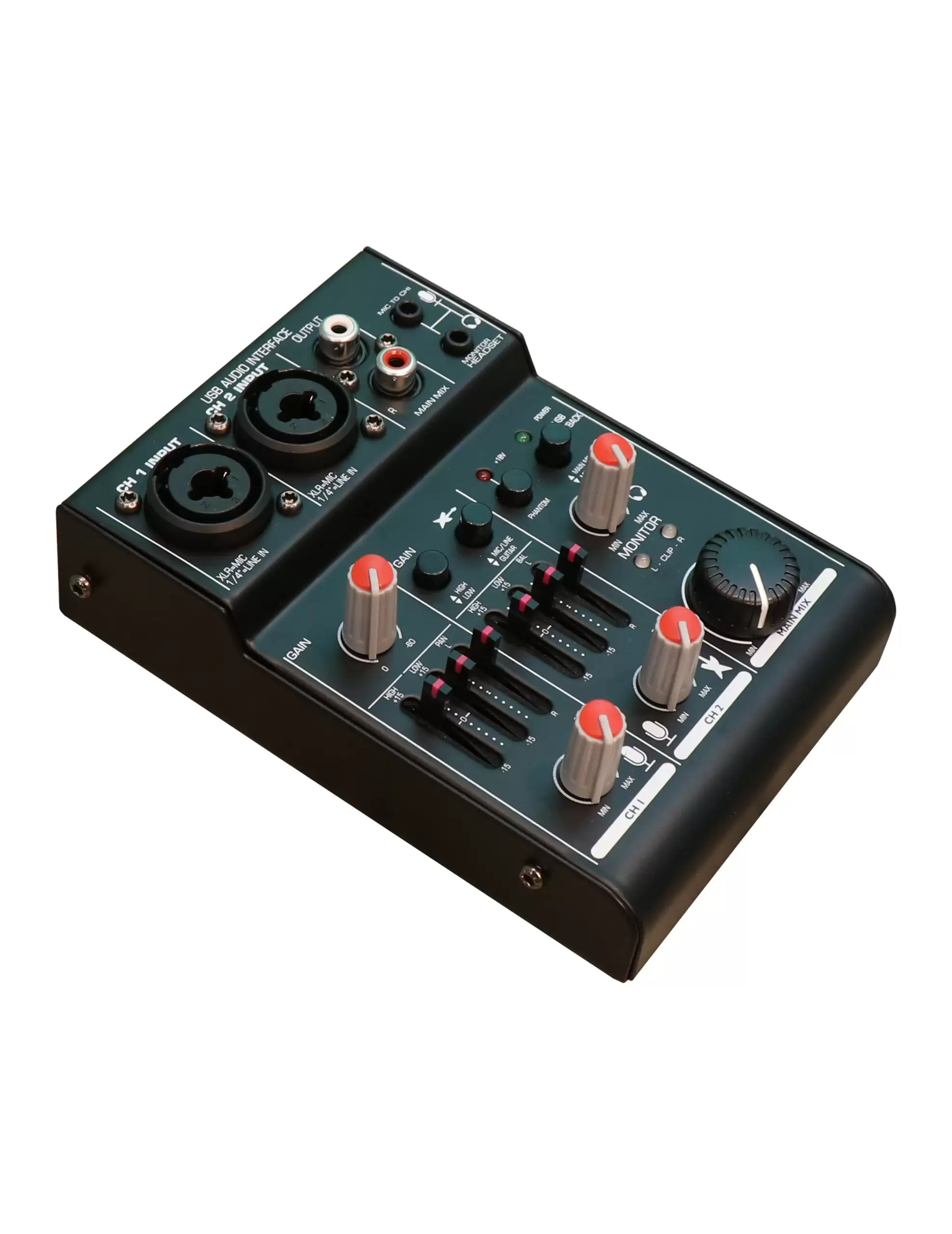 Hawk Studio Starter Kit with Athena condenser microphone, HD300 headphones, HXFPLU03 cable, and Sound Mix Mini USB mixer