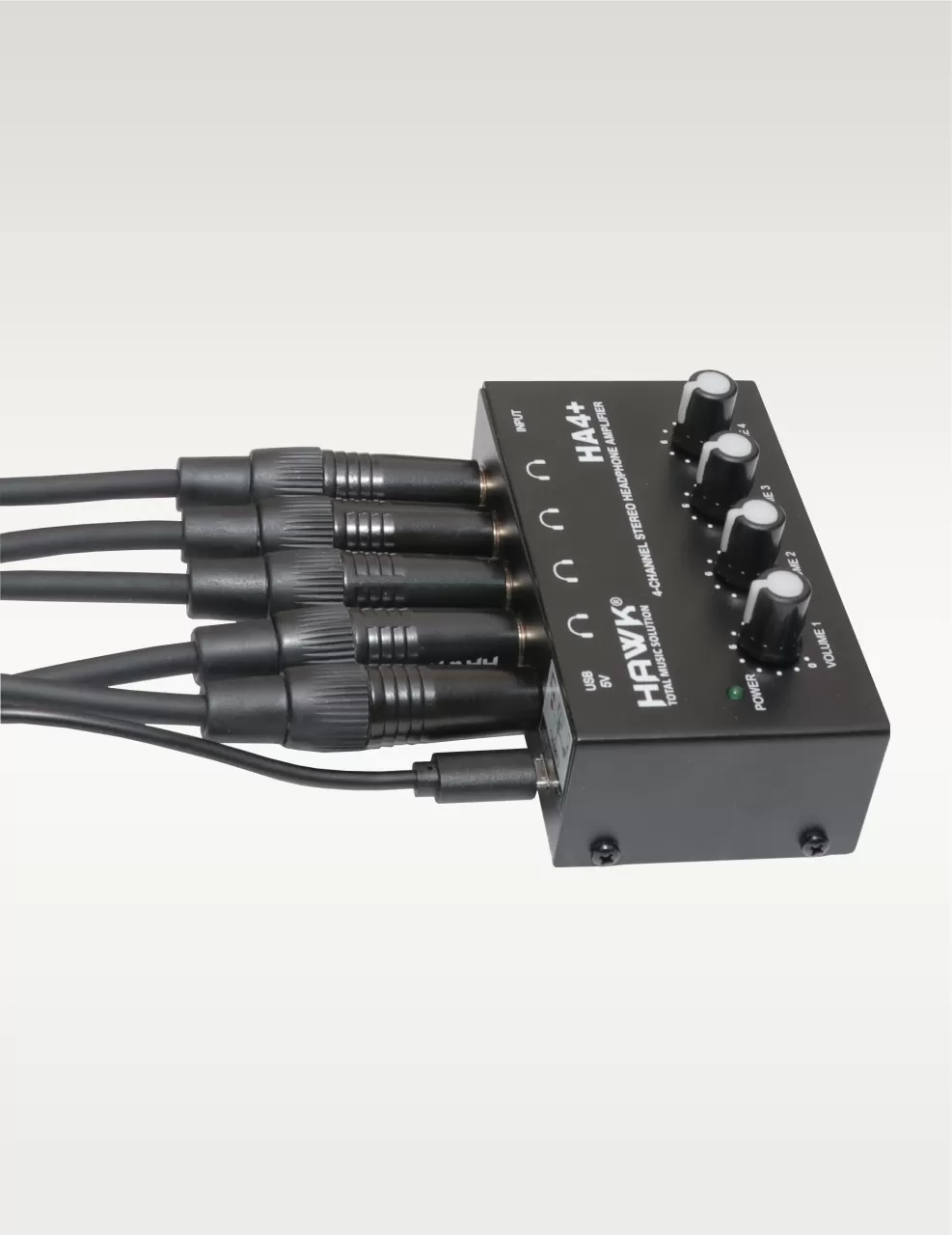 HAWK HA4+ 4-Channel Headphone Amplifier with Individual Volume Controls