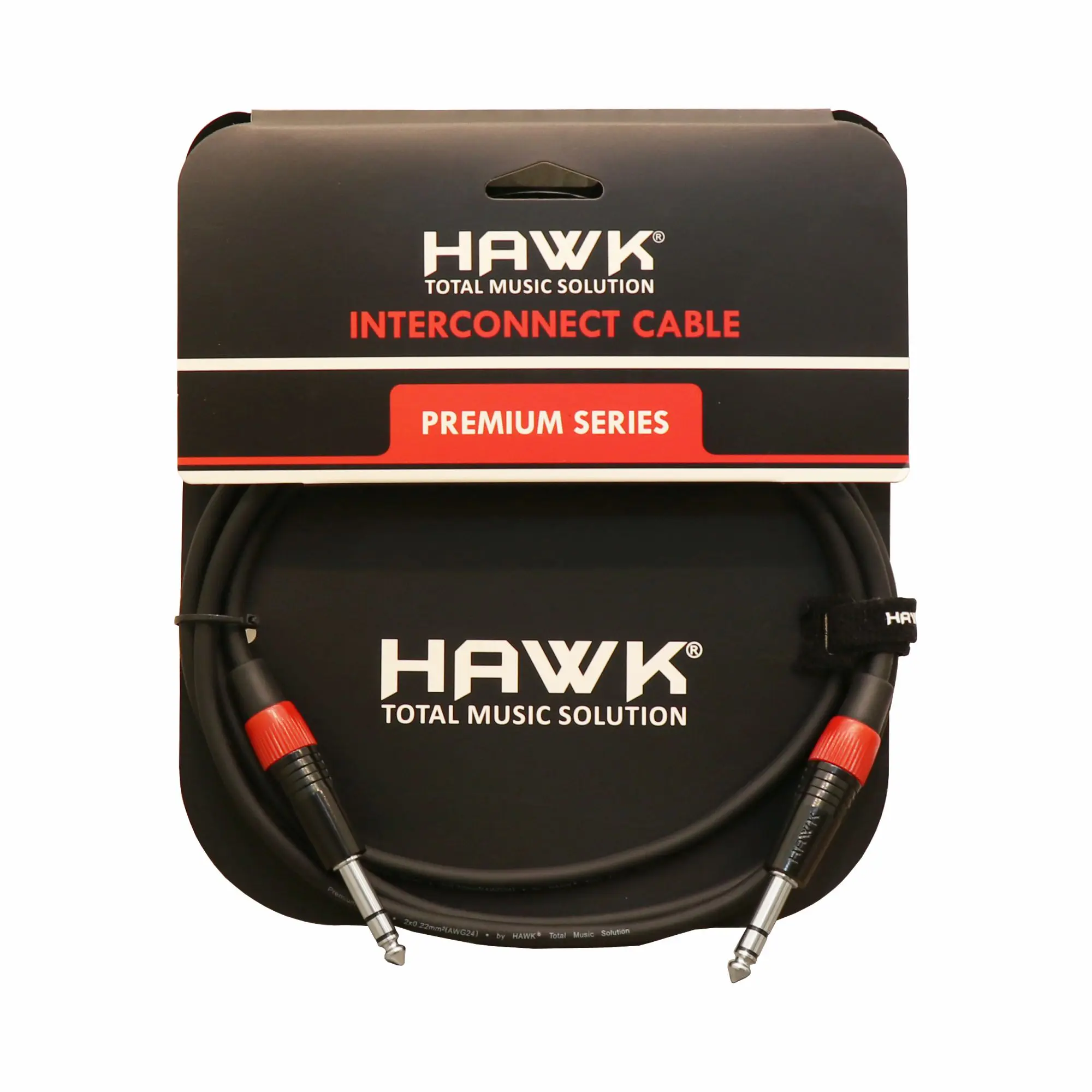 HMSPLU02 – Premium Series TRS Male TO TRS Male With Hawk Connector 2M