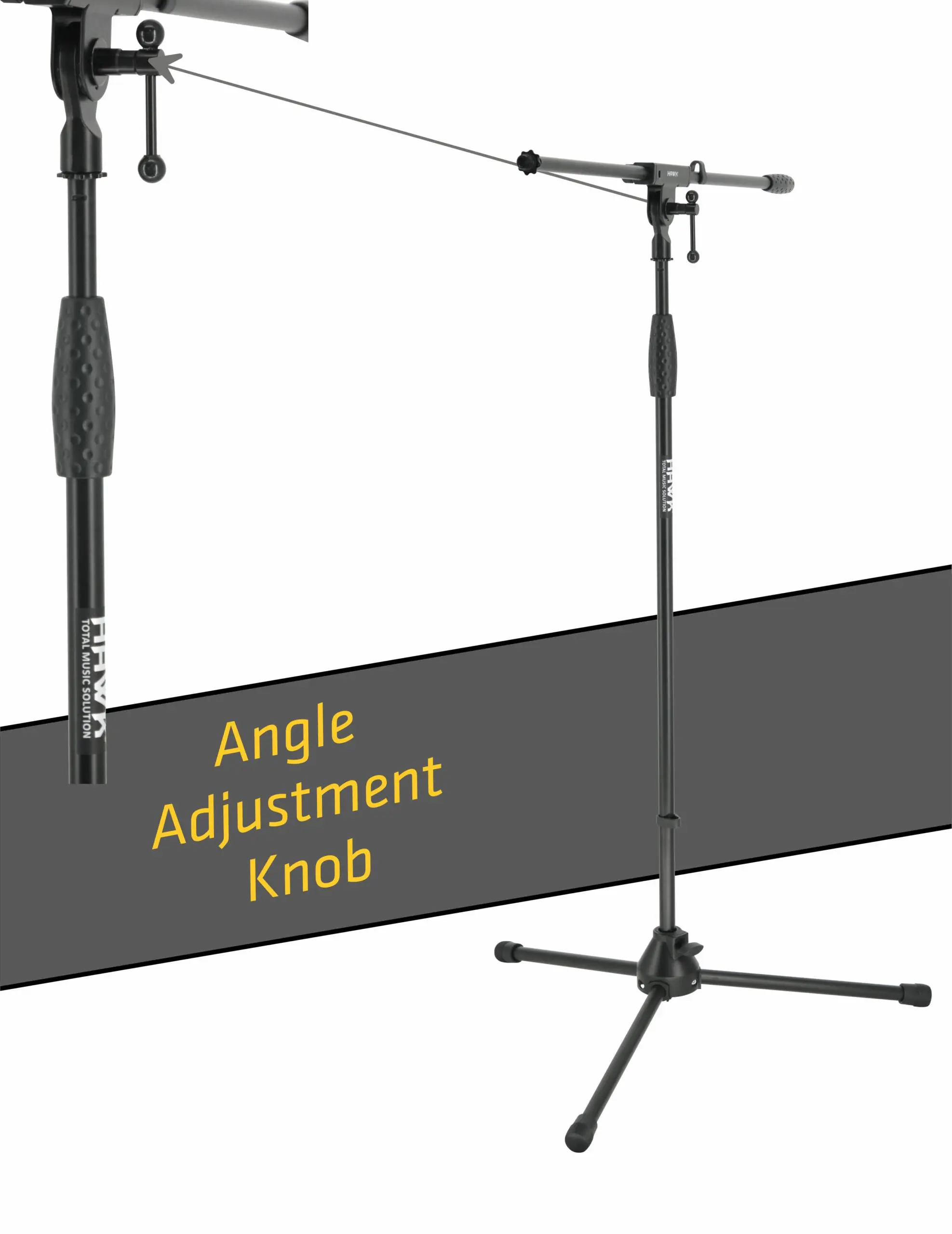 Hawk TITAN TS100 adjustable boom microphone stand with tripod base