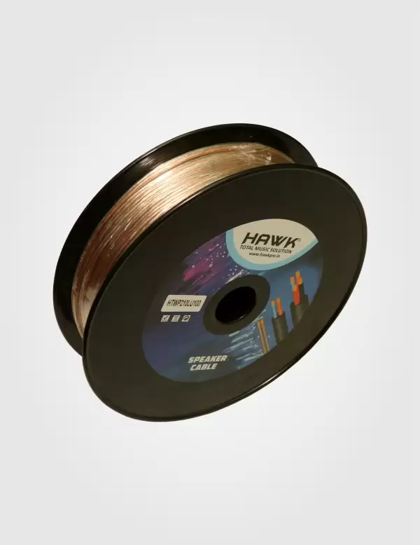 HAWK HTWP210LU100 OFC Twin Speaker Cable Roll 100M