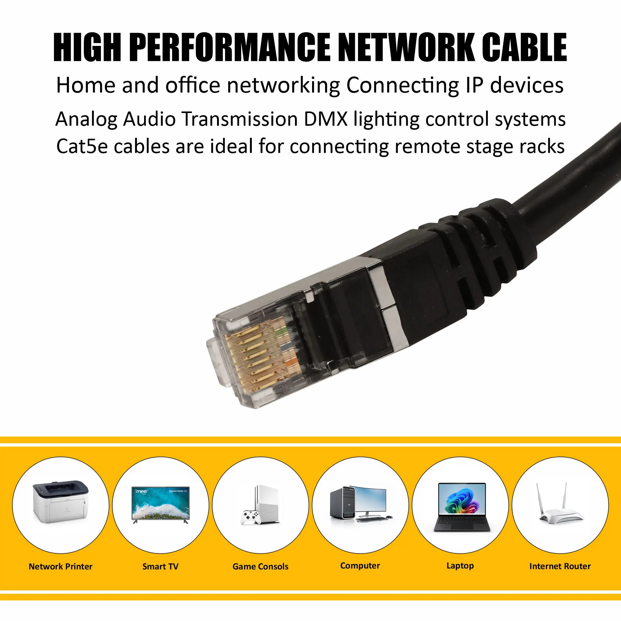 HRJ45LU02 CAT6 Shielded RJ45 Network Cable 2 Meter
