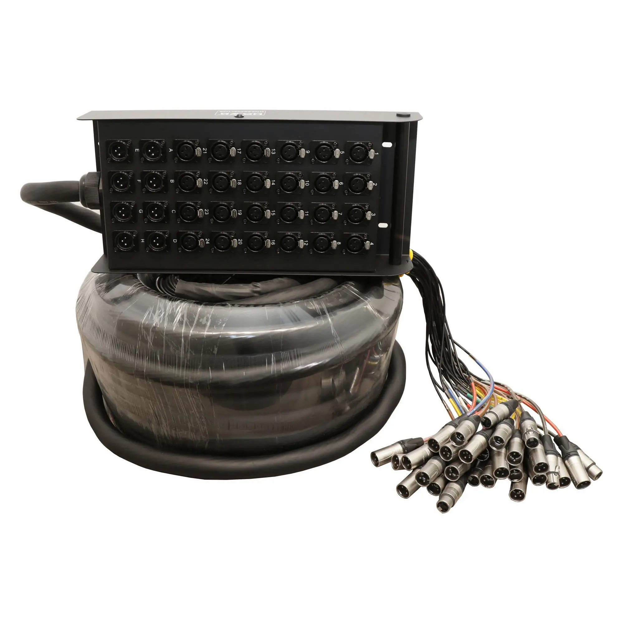 Hawk HNSS2408LU30 32 channel ready made snake cable with Neutrik connectors