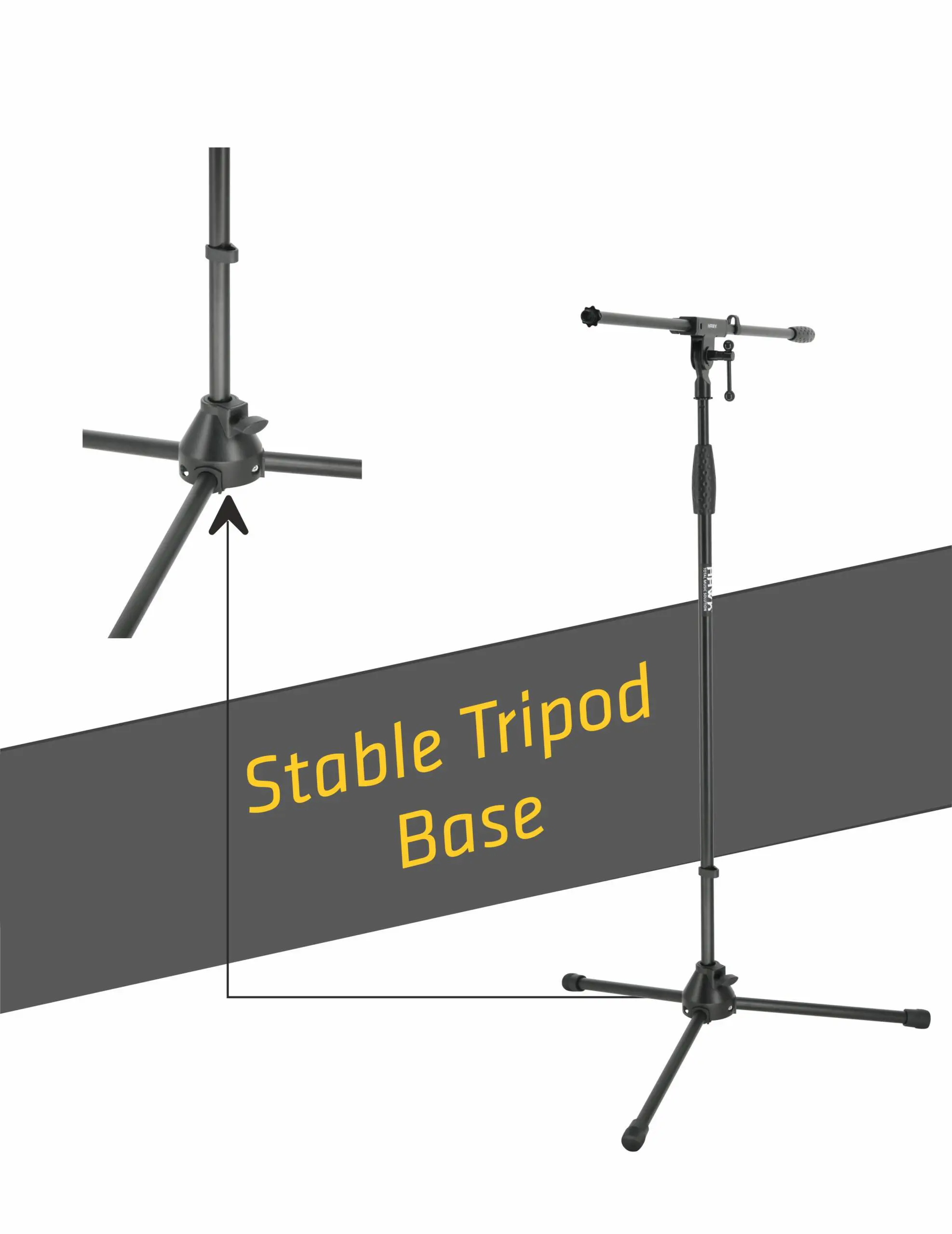 Hawk TITAN TS100 adjustable boom microphone stand with tripod base