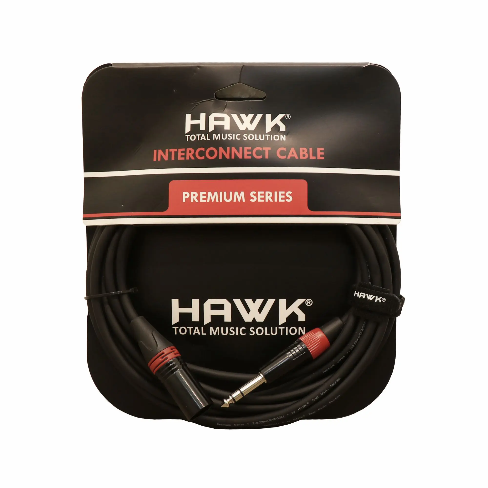 HAWK HXSPLU05 – Premium Series XLR Male To TRS Male With Hawk Connector
