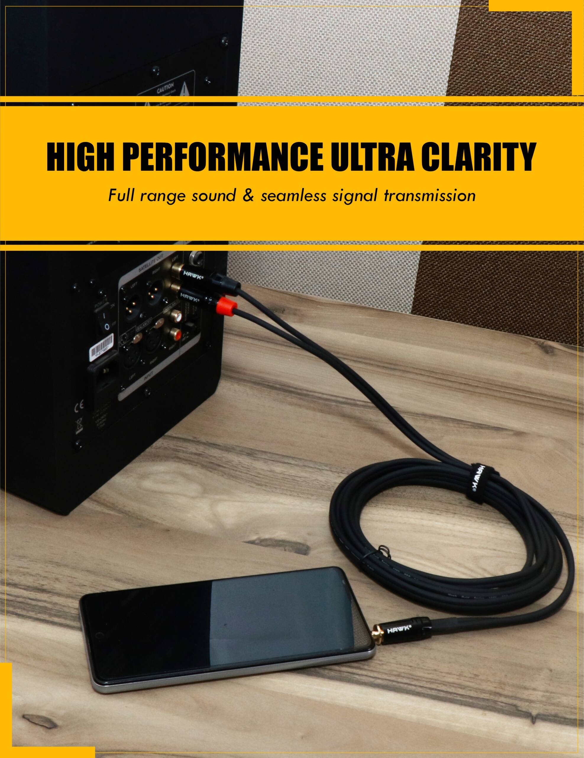 Hawk TMRLU03 TRS Male to Dual RCA Male - 3 Meter - Image 6