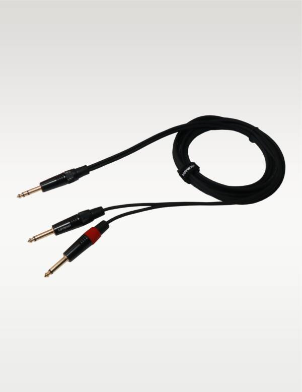 hawk-smplu03-y-cable-6-3-mm-stereo-male-to-dual-6-3-mm-mono-male-3-meter-2