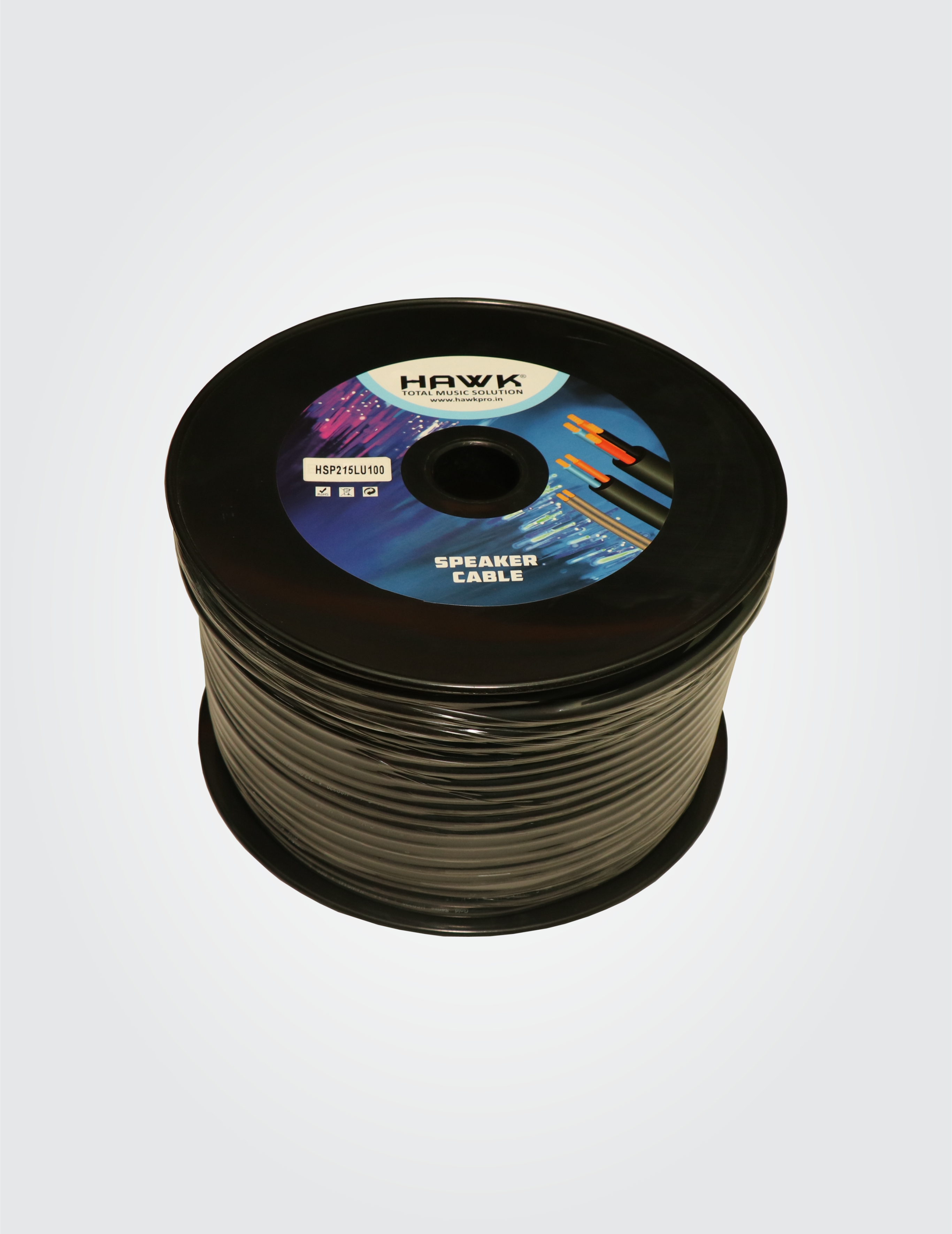 Hawk HSP215LU100, 1.50 sq mm 2 core speaker cable