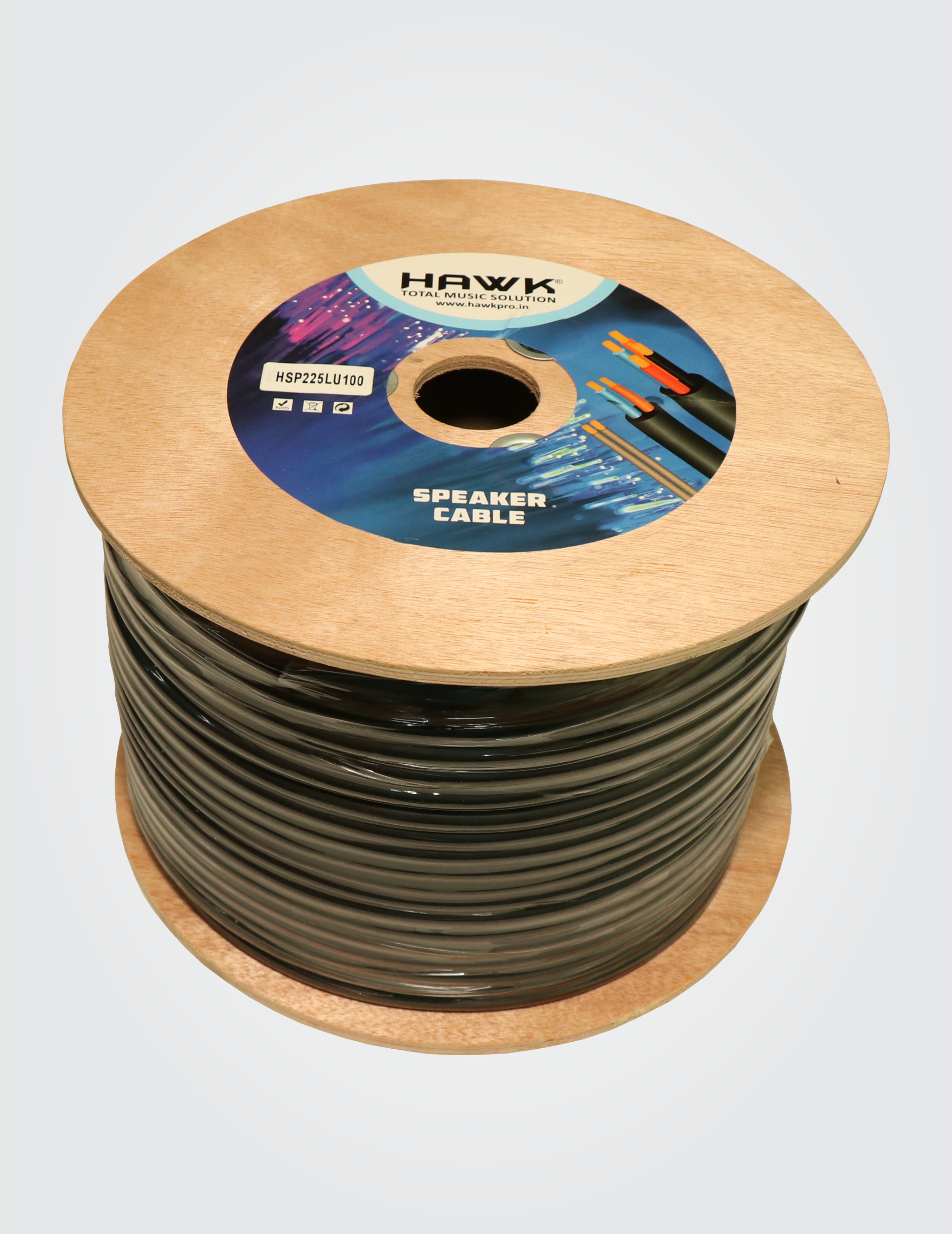 Hawk HSP225LU100, 2.50 sq mm 2 core speaker cable