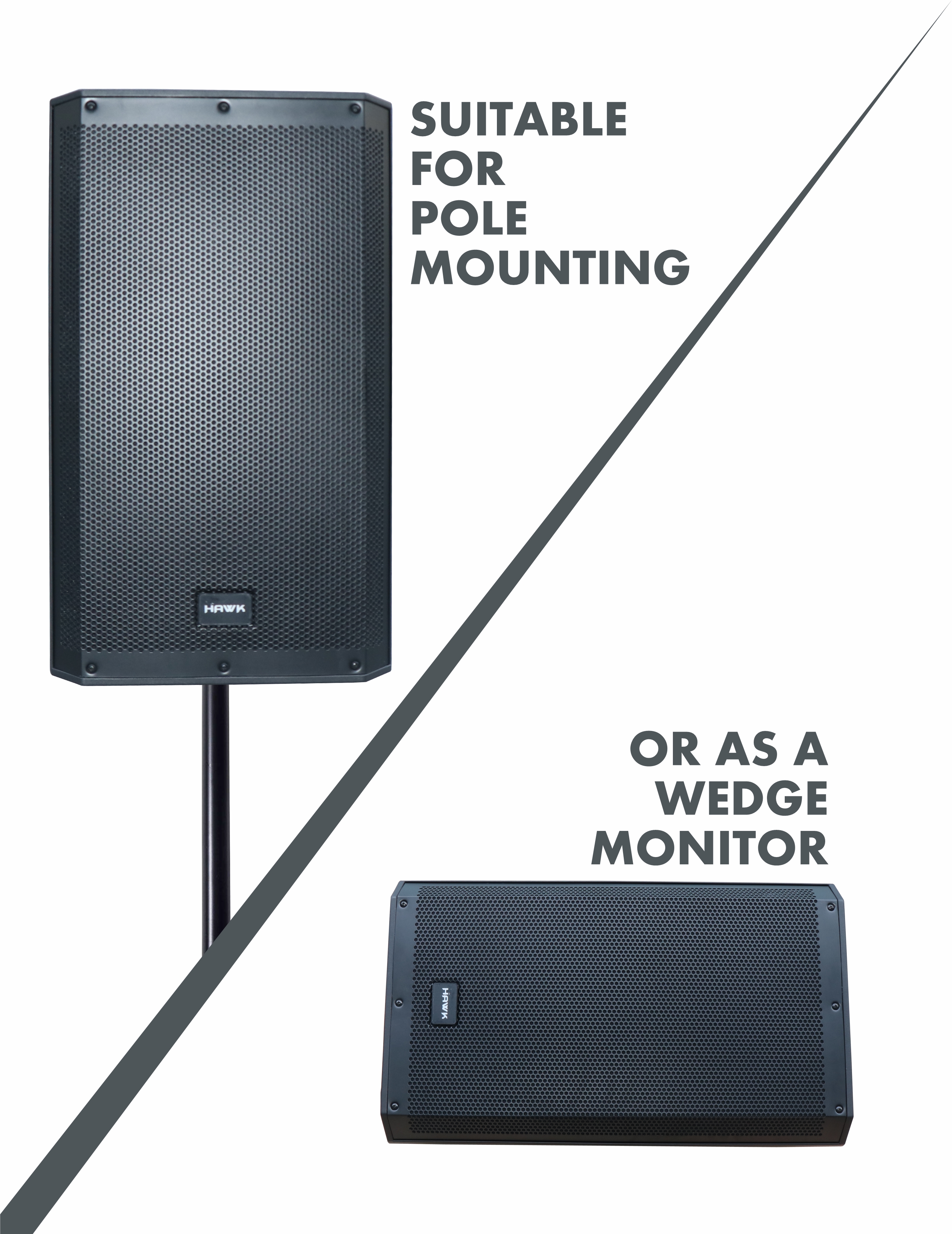 Hawk VIBE 15 2000 Watts 15 inches Active Speaker with Bluetooth