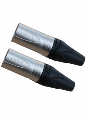 HXM-S 3-Pin XLR Male Connector (Pair)