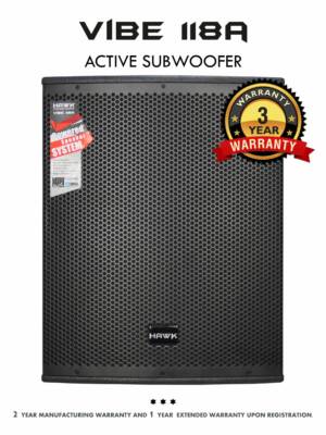 VIBE 118A 2600 Watts 18" inches Active Subwoofer