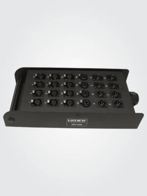 Hawk SBC1608 Heavy Duty Stage Box for Snake Cable, 16 Input and 8 Output
