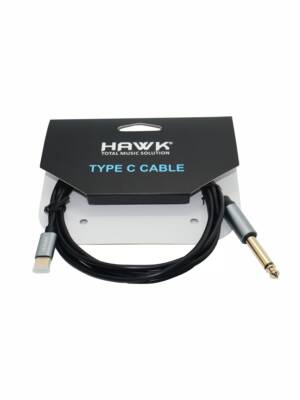 HCPLU01.8 - TYPE C TO 6.3 MM TS Male Black