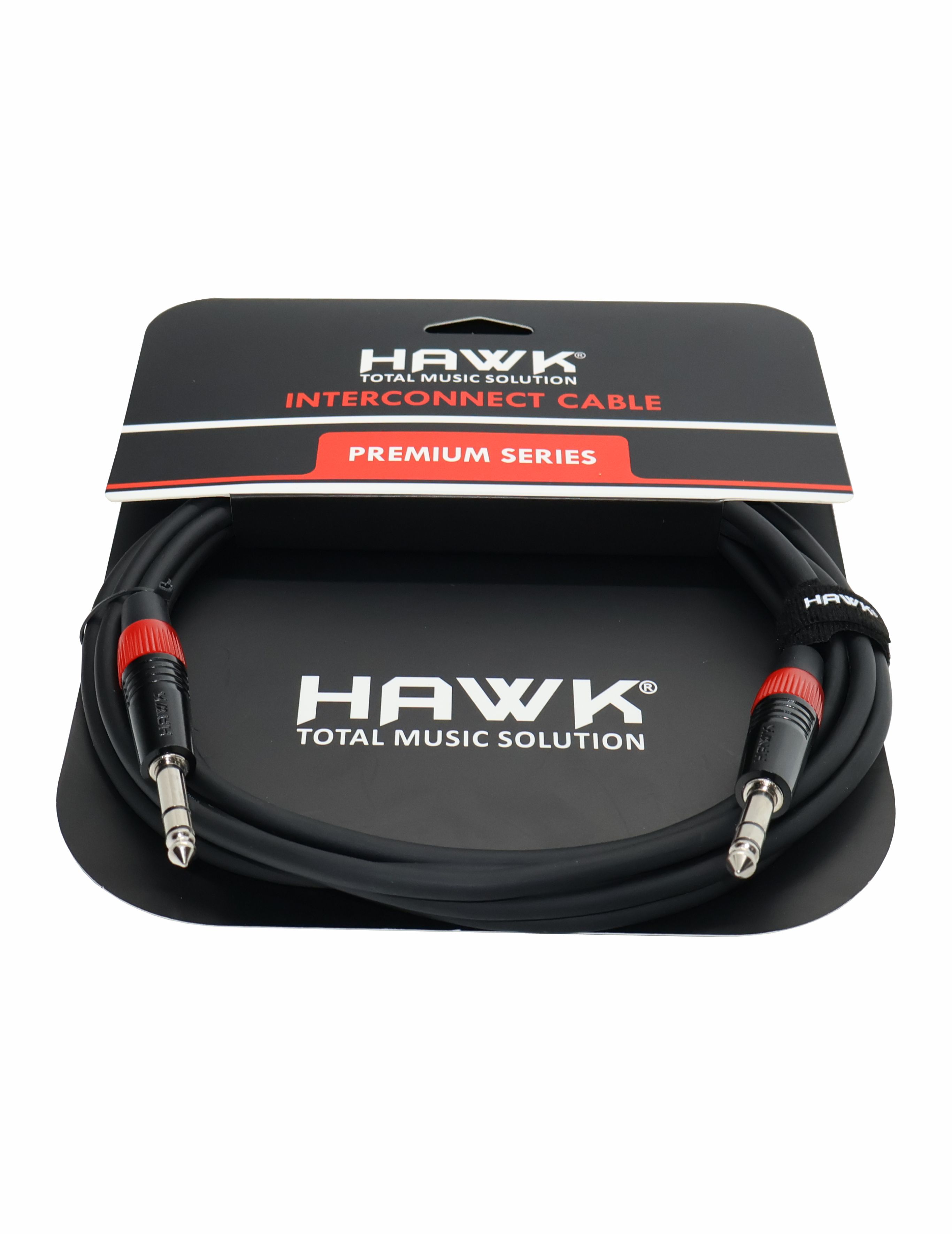 HAWK HMSPLU03 - PREMIUM SERIES TRS MALE TO TRS MALE WITH HAWK CONNECTOR 3M