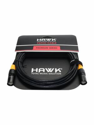 HSBRJ45LU05 - CAT6 CABLE RJ45 WITH HAWK SHELL BLACK 5M