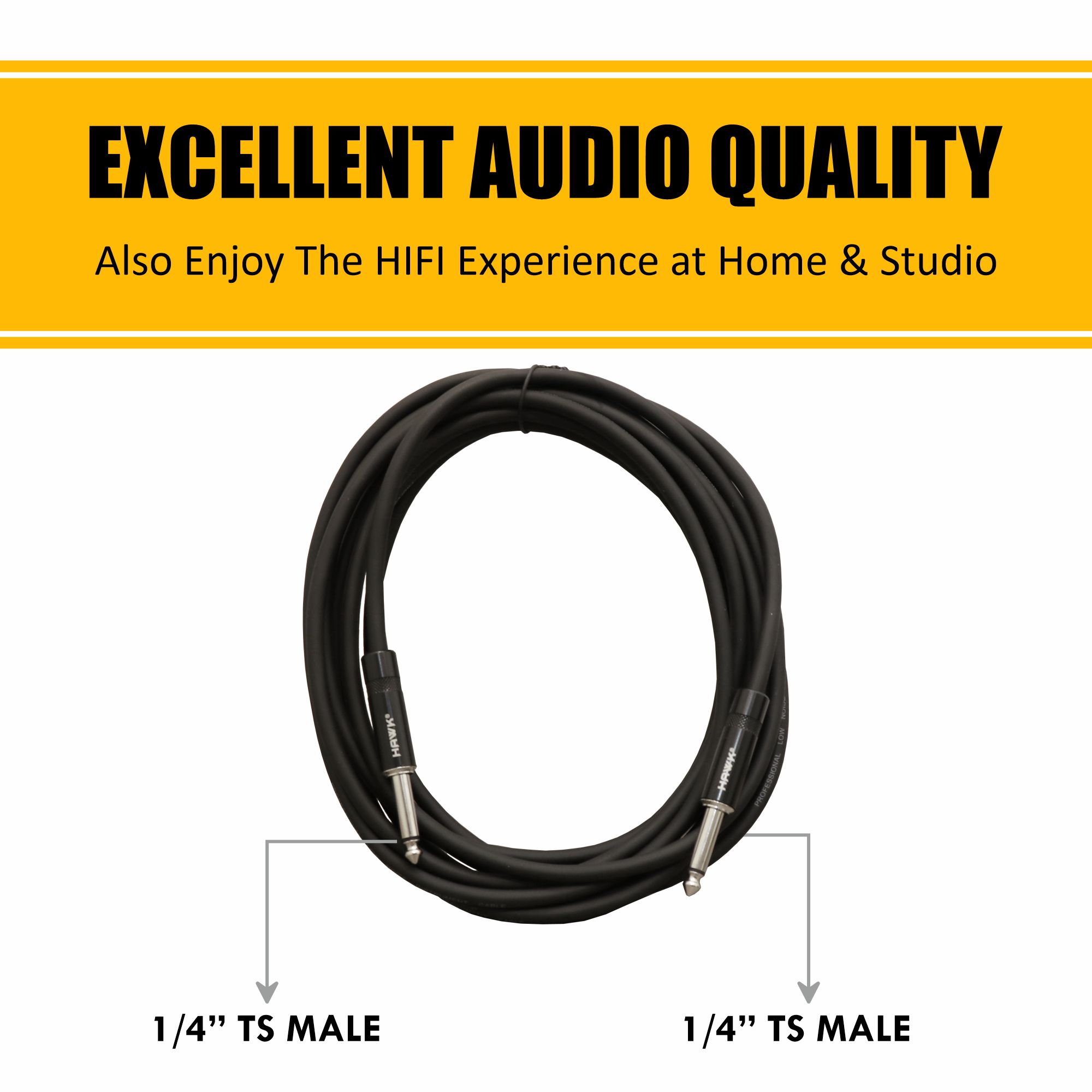 HGTRLU05 - Economy Intsrument Cable 5M - Image 2