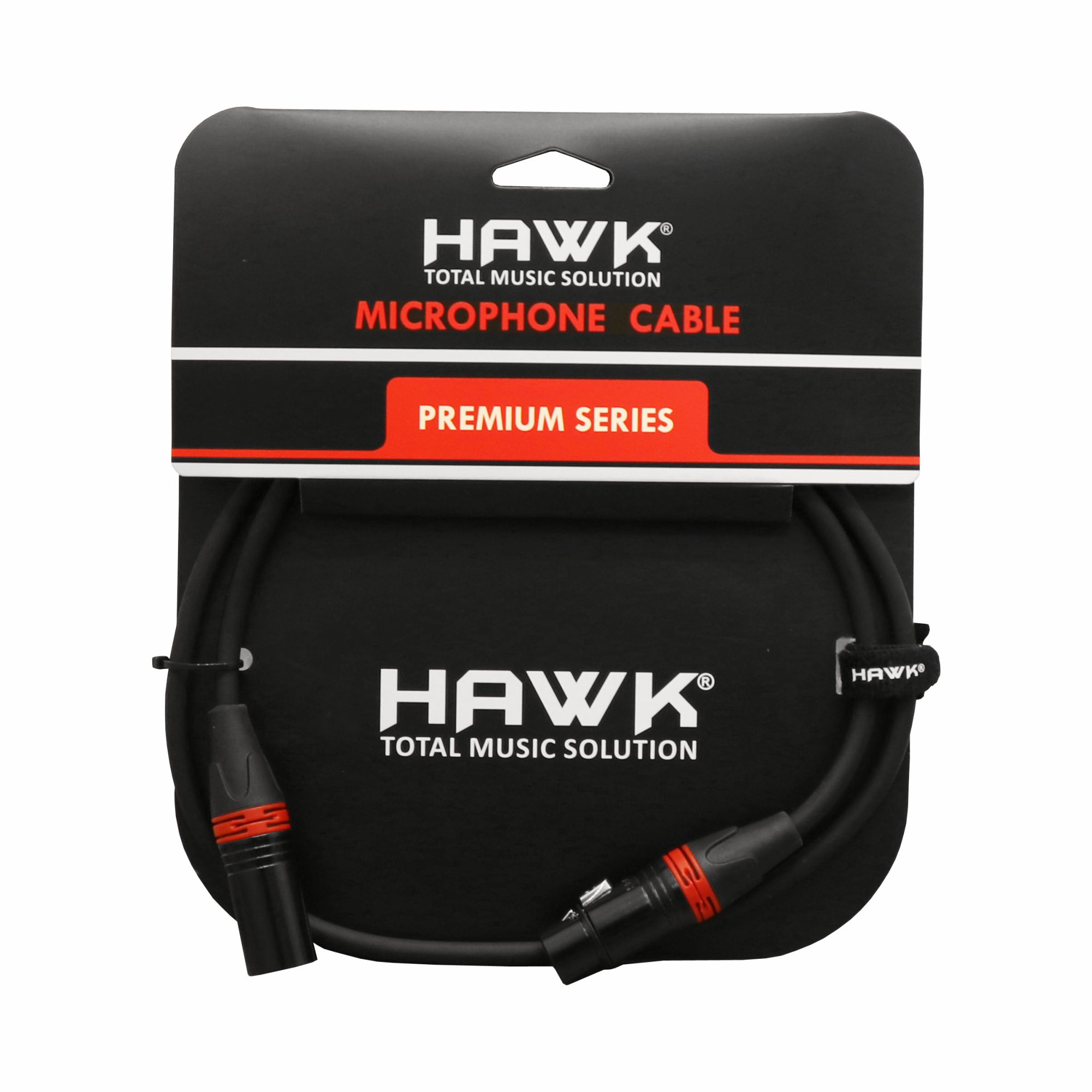 HXFPLU01- Premium Series Microphone Cable With Hawk Connector 1M