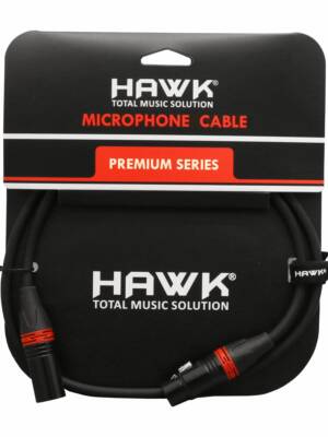 HXFPLU03- Premium Series Microphone Cable With Hawk Connector 3M
