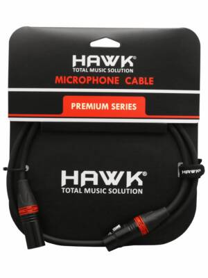 HXFPLU05- Premium Series Microphone Cable With Hawk Connector 5M