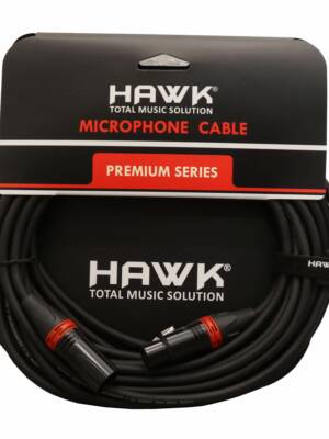 HXFPLU10- Premium Series Microphone Cable With Hawk Connector 10M