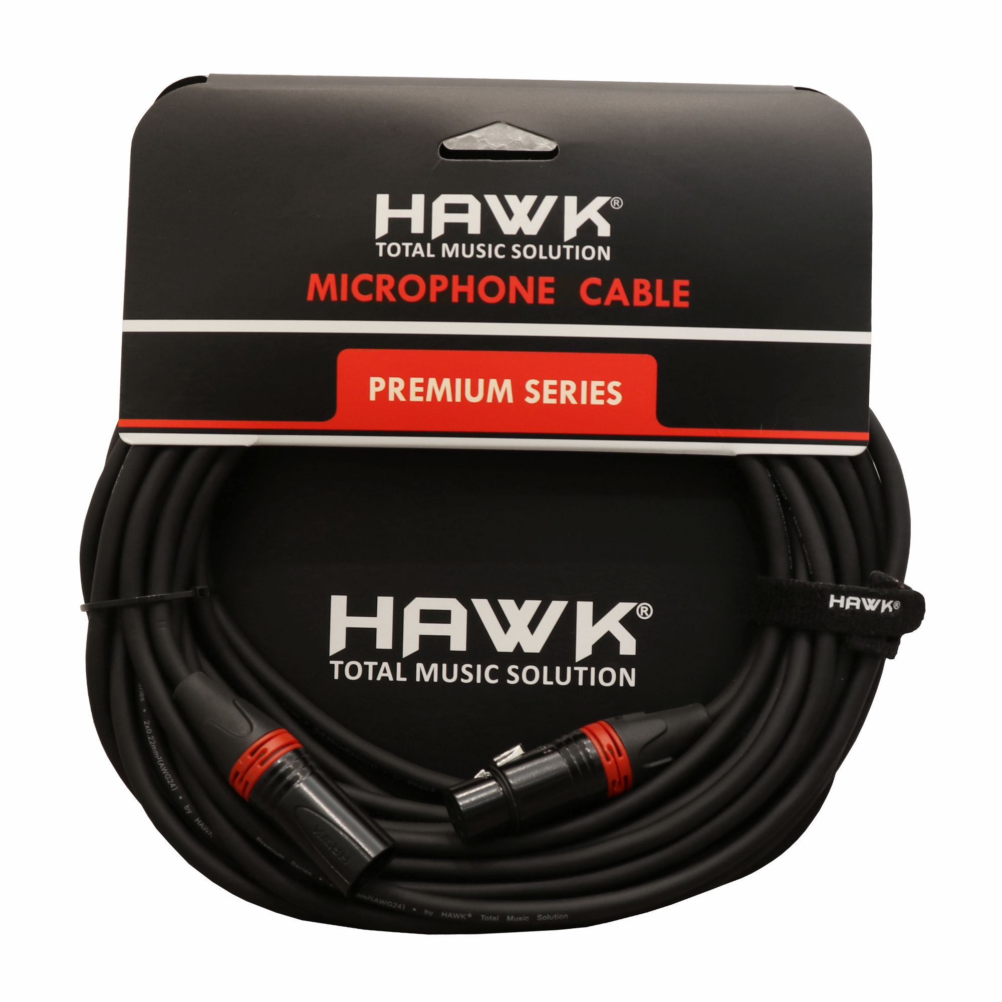 HXFPLU10- Premium Series Microphone Cable With Hawk Connector 10M