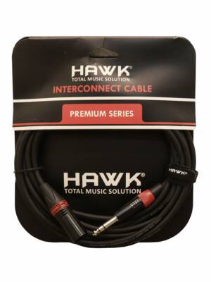 HAWK HXSPLU05 - Premium Series XLR Male To TRS Male With Hawk Connector