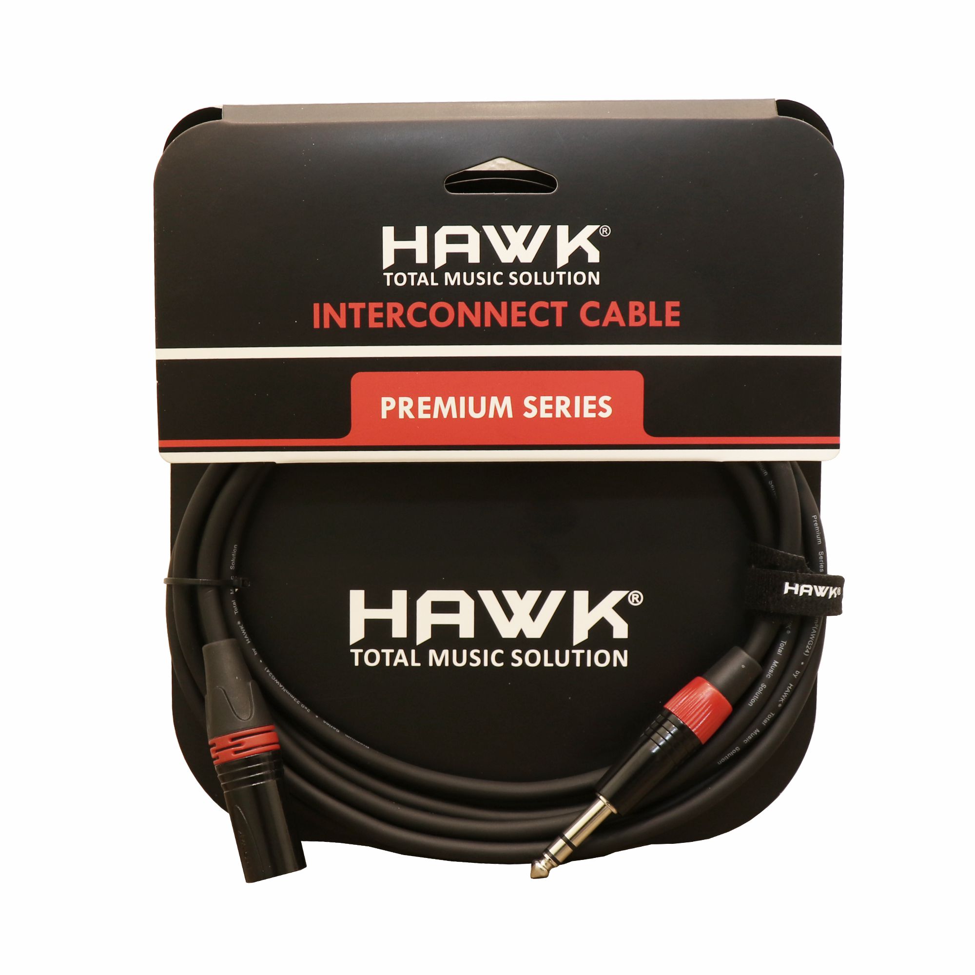 HAWK HXSPLU03 - Premium Series XLR Male To TRS Male With Hawk Connector