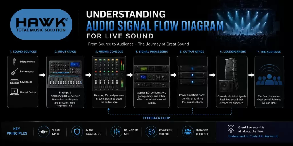 audio signal flow diagram